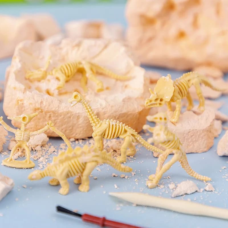 Educational Dinosaur Fossil Excavation Toys Archaeological Dig DIY Assembly Model For Boys Girls Birthday Xmas Gifts