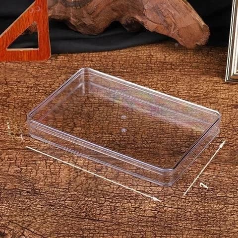Contenitore Rettangolare Trasparente in Acrilico per Esposizione, Scatola Piccola per Snack, Frutta Secca, Accessorio da Cucina