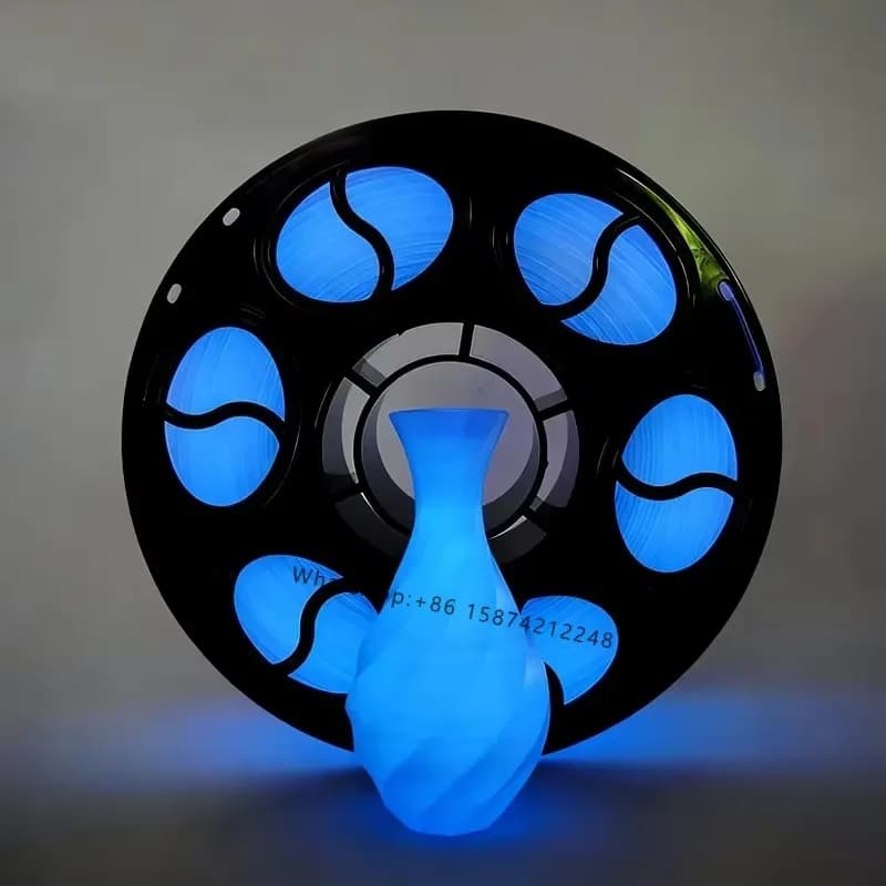 3D Printing PLA Luminous Filament Glow in Dark High Brightness Long Lasting 200-230C 3D Printer Consumables Manufacturer