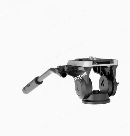 Fotocamera DSLR con giunto cardanico con smorzamento della pressione idraulica, treppiede professionale in lega di alluminio Stabilizzatore anti-vibrazione con giunto cardanico per registrazione bidirezionale