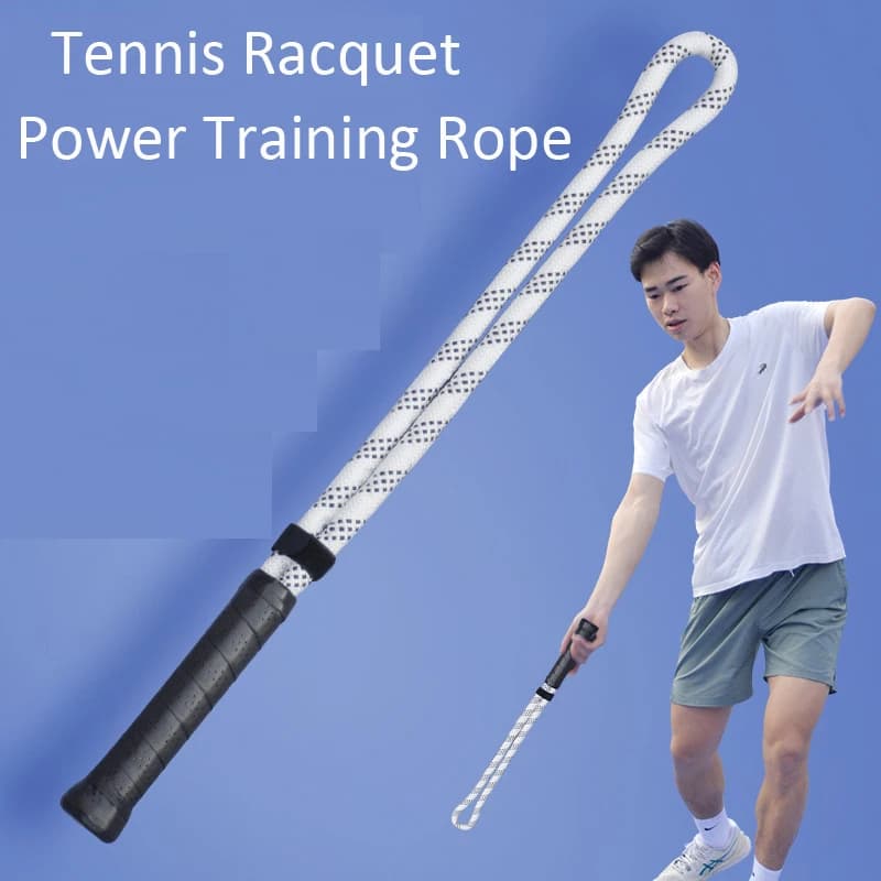 Unisex training rope for tennis racket, strengthening rope, rotating chain for tennis training, swing trainer for forehand and backhand