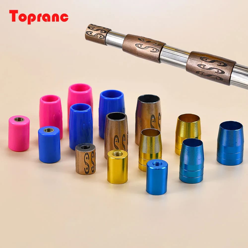 Set di 3 Adattatori Multicolore per Canna da Pesca, Connettore Intercambiabile a Scatto, Cambio Rapido, Resistente