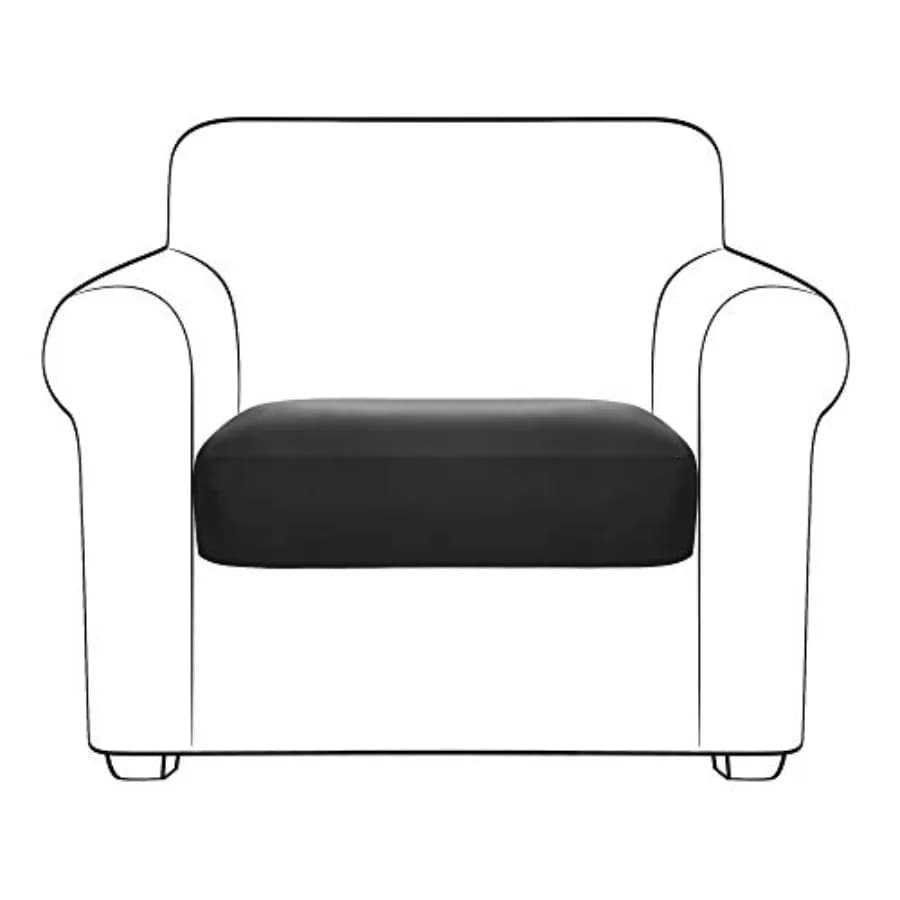 PU Leather Couch Cushion Slipcover Water-Proof Elastic RV Seat Covers Furniture Protector Slip Cover for Settee Seater Replacem
