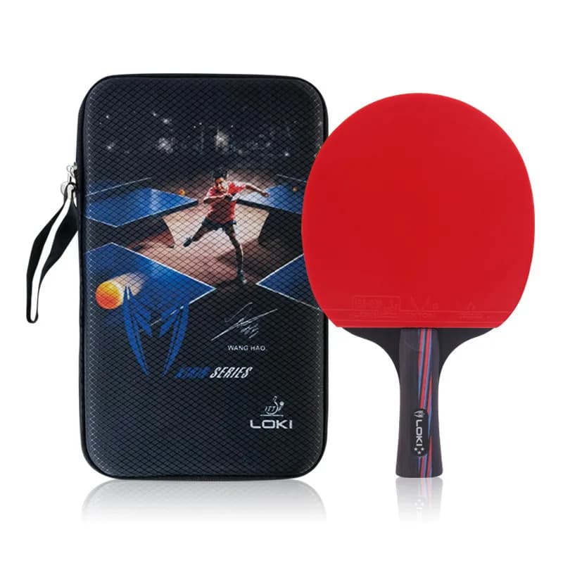 LOIN X3 Ping Pong Rack RXTON3 Brufoli-in Ping Pong Rack with ITTF Rubber 5 Blade in Wood Mazza Recreative for Entrance Players