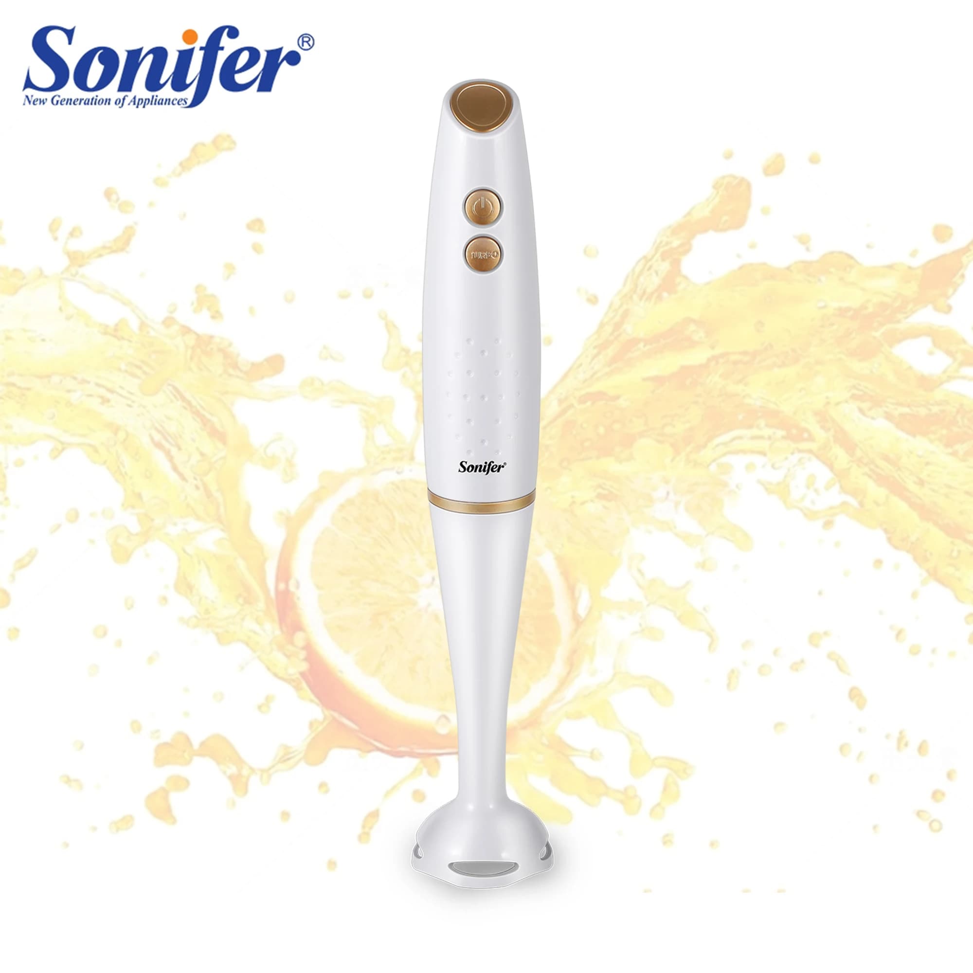 "Sonifer frullatore a immersione SF-8103 .2 velocità. Aspetto alla moda. Motore ad alta potenza. Efficiente, veloce e conveniente
