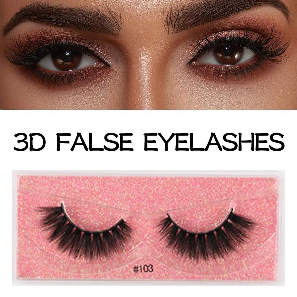 1 Paio di Ciglia Finte 3D in Visone, Stile Lungo e Spesso, Cruelty Free, Ciglia Finte per Trucco, Ciglia Finte Voluminose e Folte