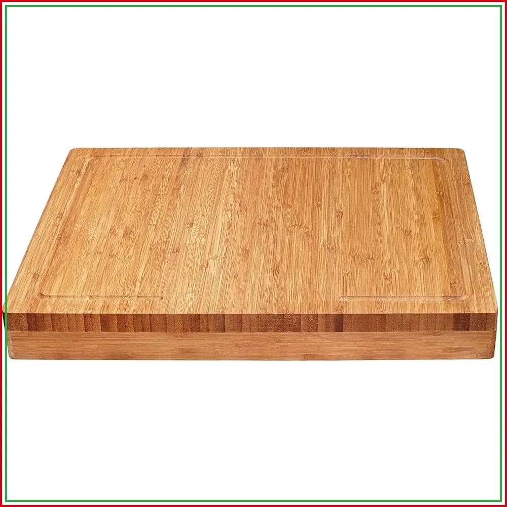 Bamboo Over-the-Counter Cutting Board with Non-Slip Edge