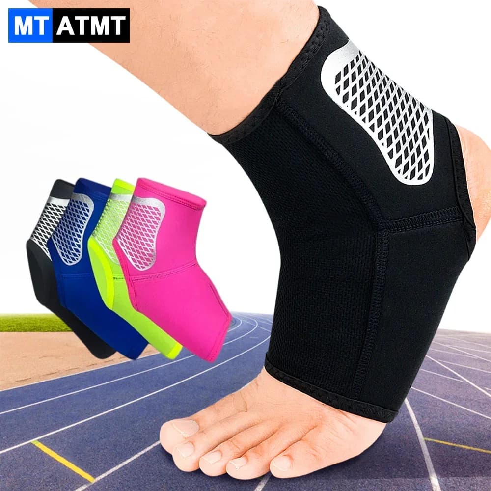 1 pezzo di calzini sportivi per il supporto della caviglia, elastici e traspiranti, protezione per distorsione, per ciclismo, corsa, basket, calcio, fitness