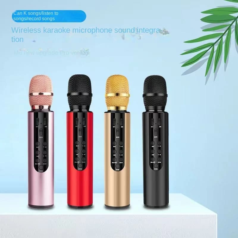 M6 Wireless Bluetooth microfono altoparlante Audio integrato microfono altoparlante pratica Karaoke per la casa KTV canto canzoni interventi