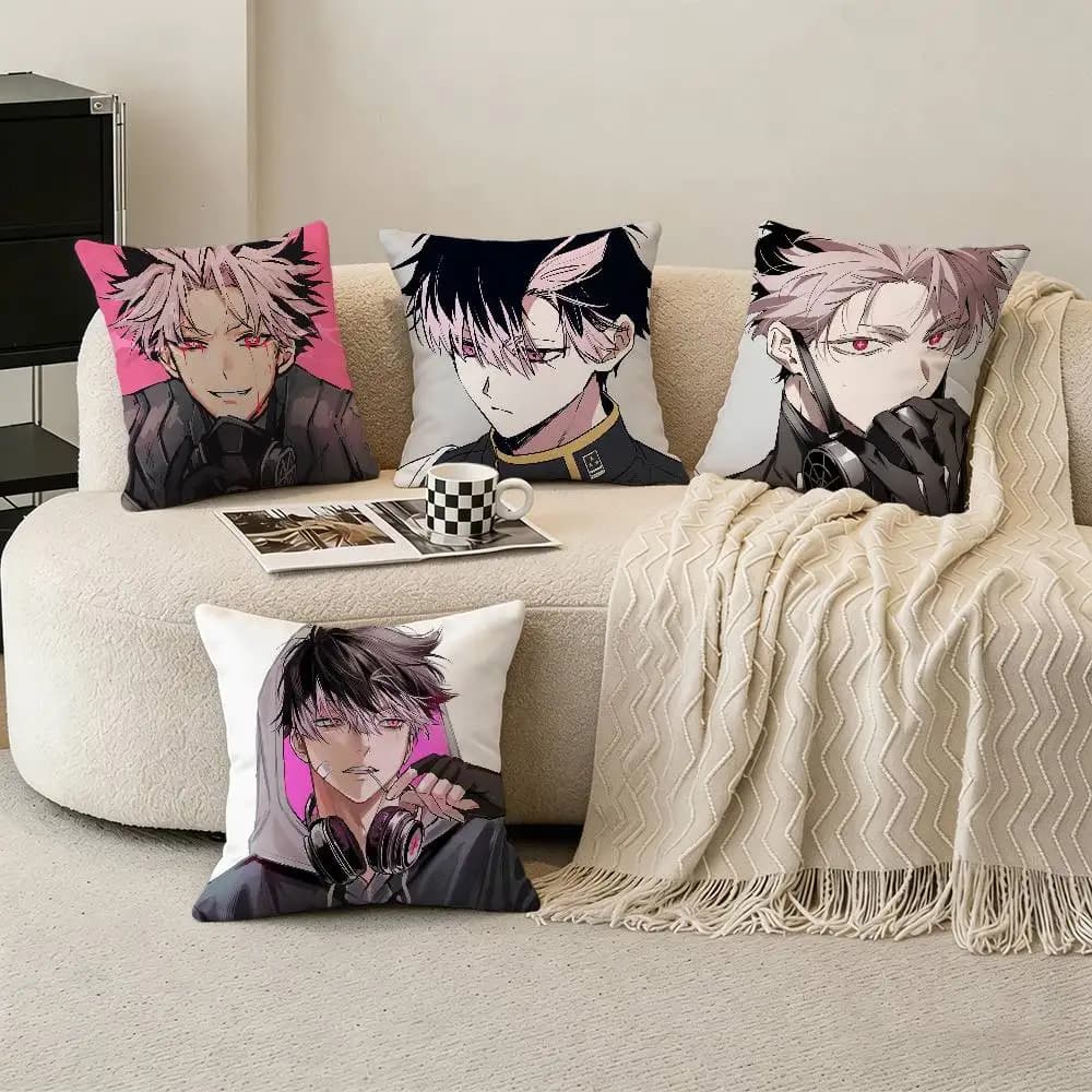 G-Gen narumi K-kaiju no 8 Pillow Case Pattern Printed Pillowcase For Living Room Sofa Cushion Cover