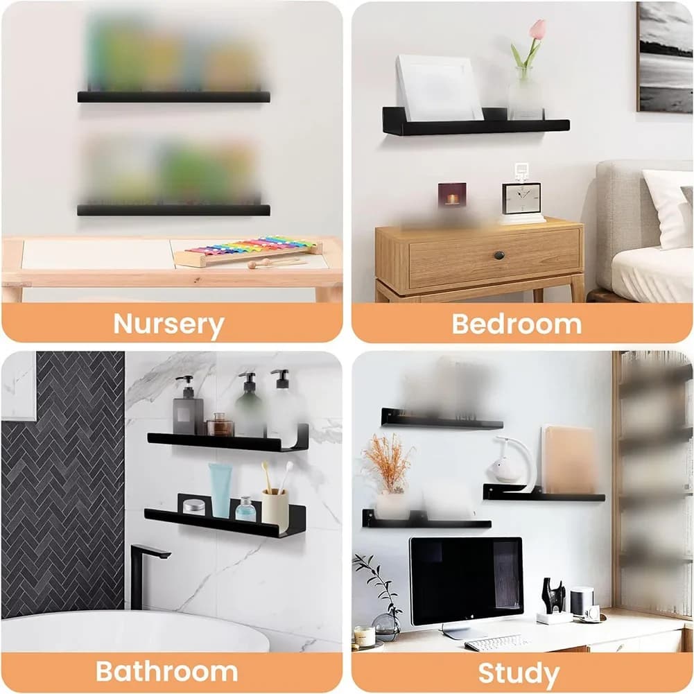 Floating Shelves For Wall Decor Extra Clear Wall Shelves Photo Frames And Albums Room Decoration Picture Frames