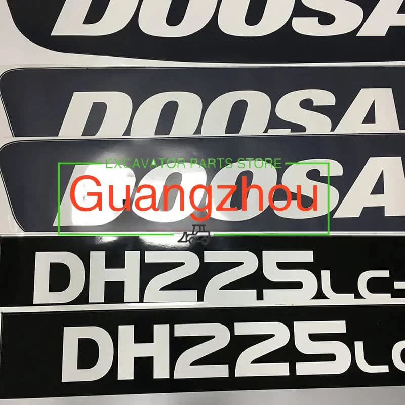 Adesivo Logo per Escavatore Doosan Daewoo DH215 220 225 370-9/9E