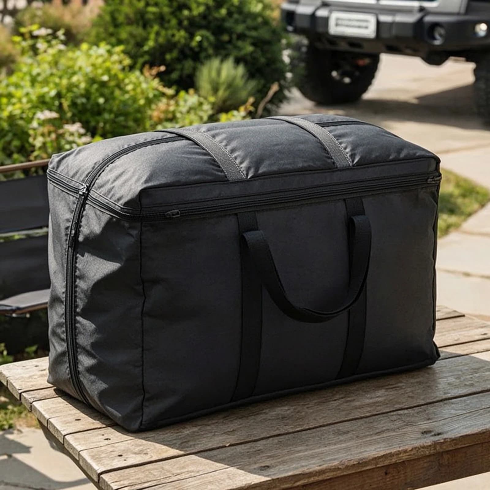 Hardtop Panel Bag Adjustable Hardtop Storage Bag Portable Heavy-Duty for Jeep Owners, Garage, Trunk