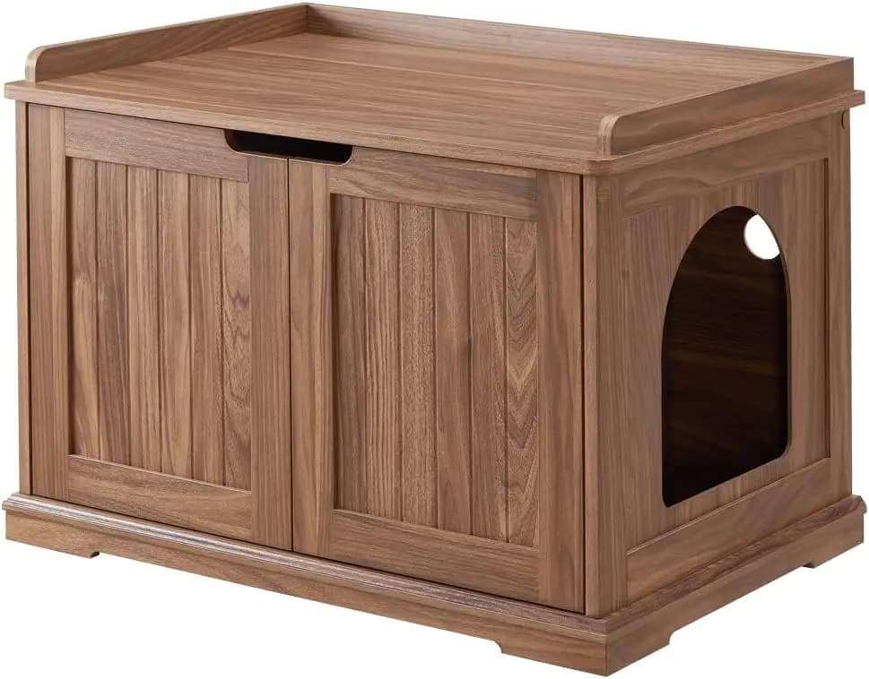 Hidden Litter Box Furniture Cat Litter Enclosure Cover