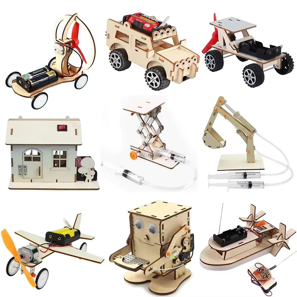 Giocattoli educativi telecomandati Studenti Ruota a pale fai-da-te Nave Modello di assemblaggio Kit materiali Giocattoli educativi per bambini