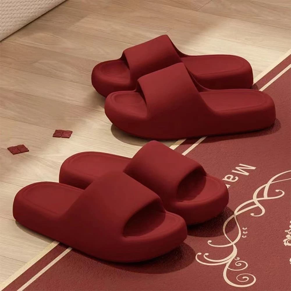 Women's sandals, men's flip-flops, simple EVA non-slip slippers with soft sole, comfortable for shower and outdoor, torque shoes