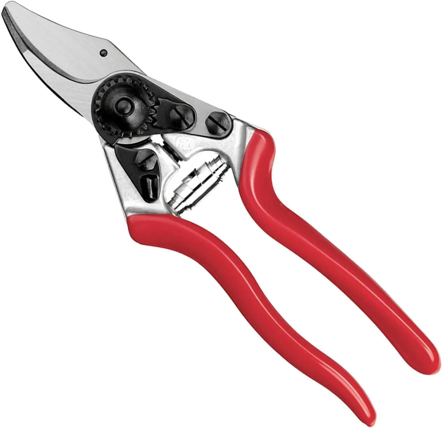 7.7" garden pruning shears for medium hands - Swiss precision bypass blade, forged aluminum handles, replaceable parts