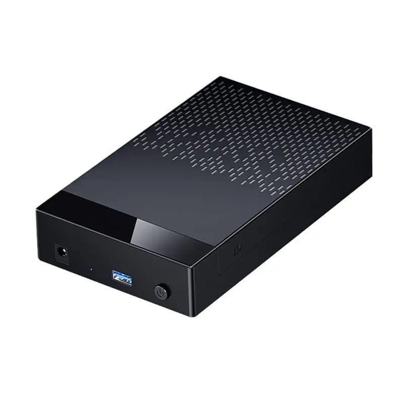 AED7-3.5 Pollici Box Esterno per HDD USB 3.0, Adattatore SATA a USB 3.0 per Hard Disk Esterno, Spina EU