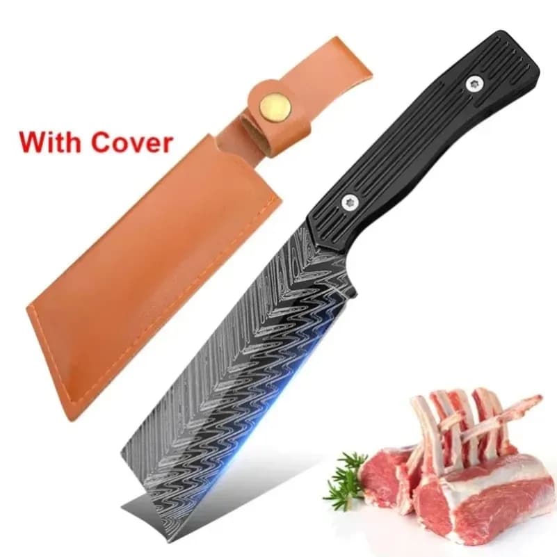 Manico in acciaio inossidabile Coltello da macellaio per disossare Affettare carne Frutta Pollo Verdura Carne Pesce Coltelli da cucina Coltello da chef Mannaia