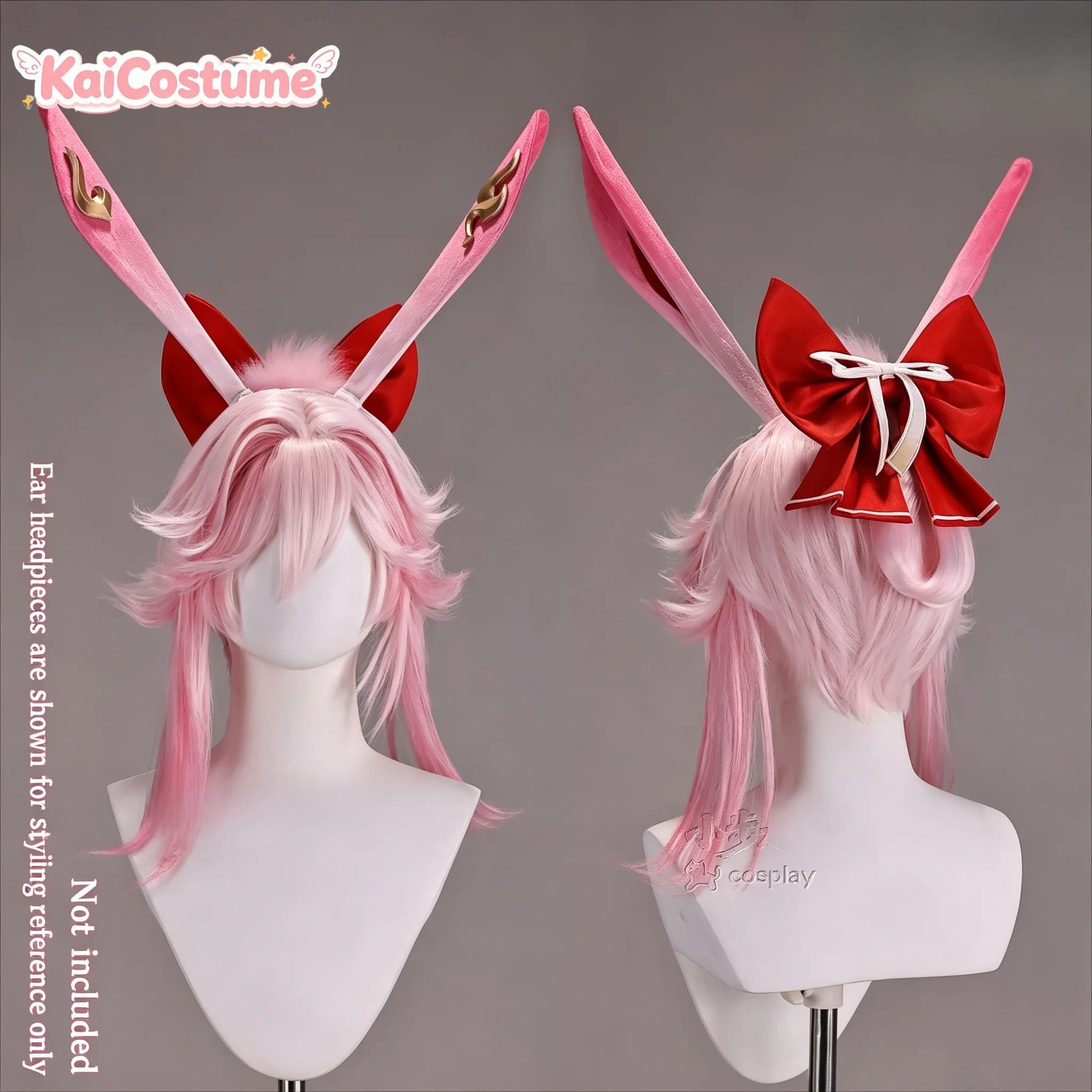 High Quality Evanescia Cosplay Wig Honkai: Star Rail Two-Phase Paradise Pink Hair Women Game Anime Accessory For Halloween