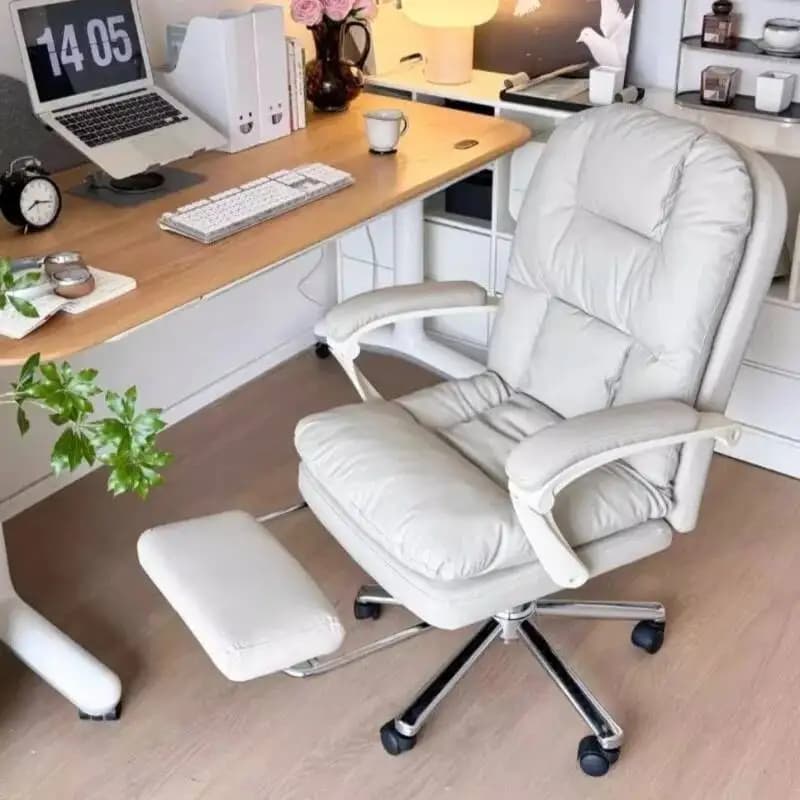 Sedia Ergonomica di Lusso per Ufficio e Studio, Design Moderno, Sedia da Gaming con Cuscino, Accessori per la Casa
