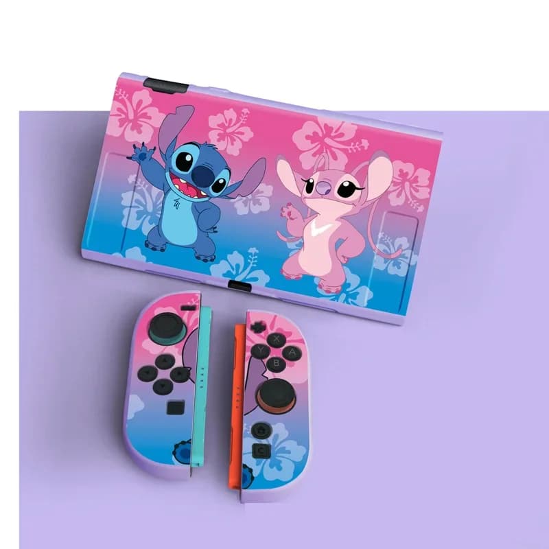 Custodia Protettiva per Switch 2 (2025), Cover Morbida in TPU con Simpatico Stitch, Anti-Graffio, Anti-Shock per Nintendo Switch 2