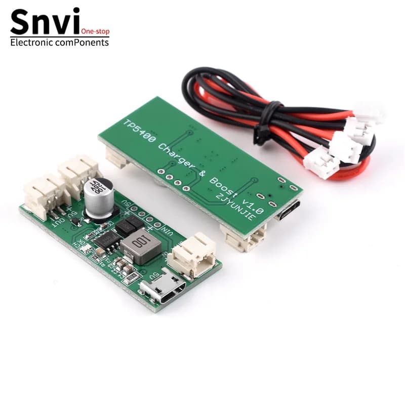 TP5400 Single-Cell Lithium Battery Charging & Boost Control Module, 1A Charging, 5V 1A Output, Precision Voltage Control