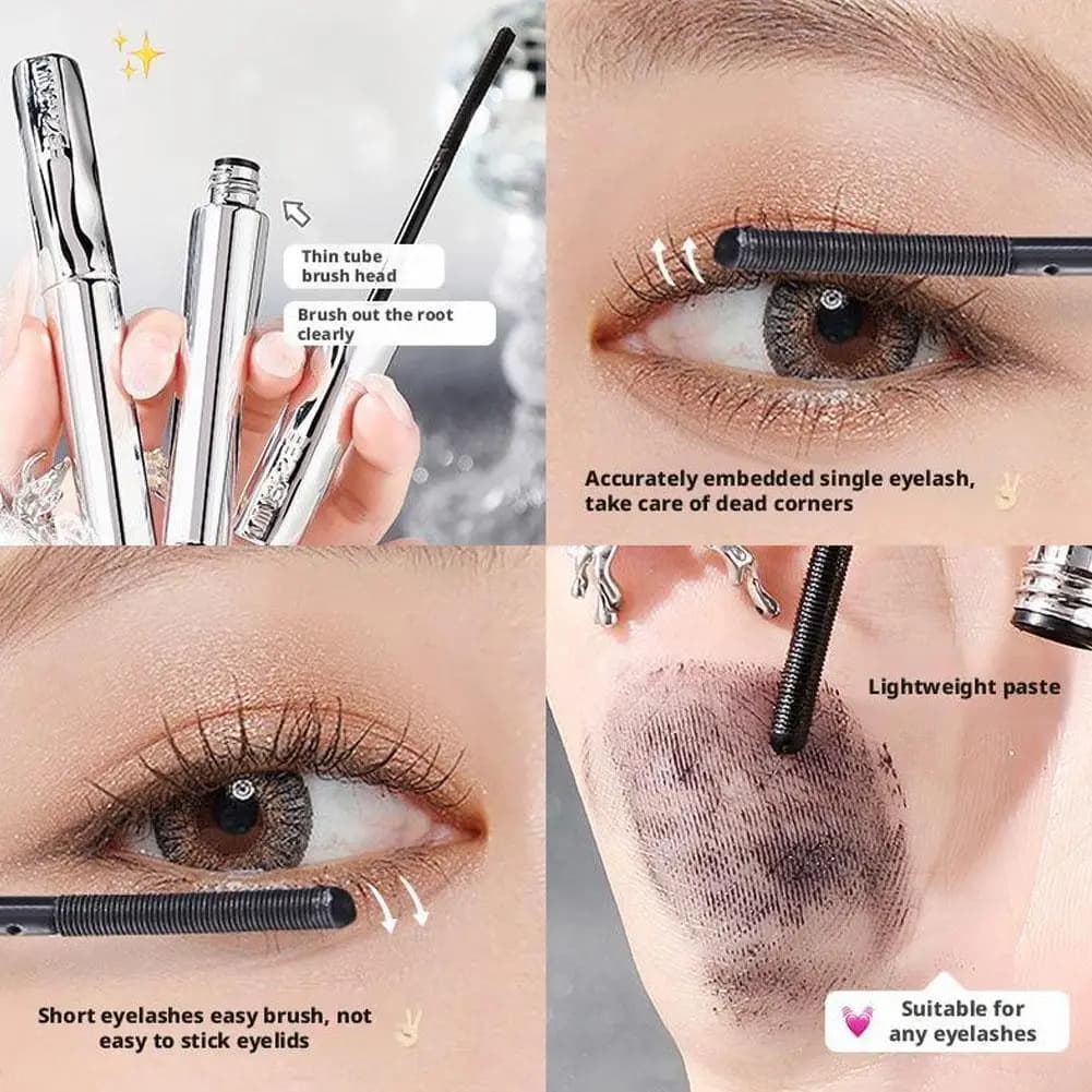 Black glue for extension fake eyelashes Waterproof Fast drying Long lasting Strong No irritation Tools for primer transparent eyelashes