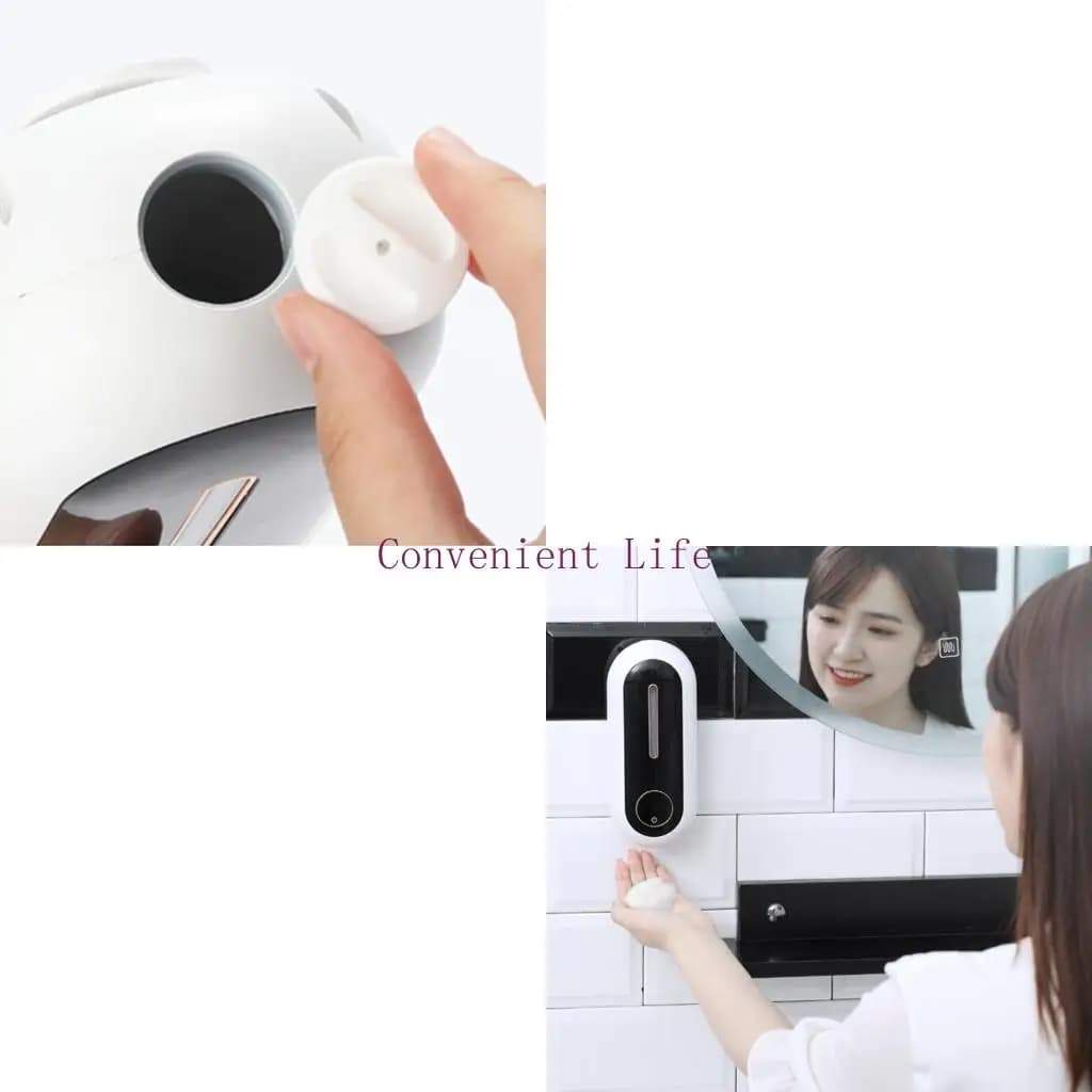 L1EE Impermeabile per Dispenser Sapone Touchless Dispenser Sapone Automatico a Infrarossi per Bagno Cucina Hotel