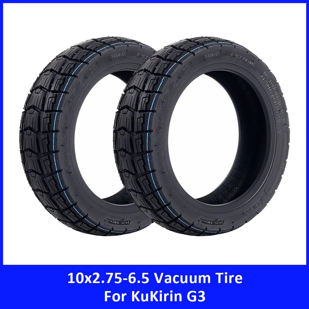 10x2.75-6.5 Pneumatico a Vuoto per Kugoo KuKirin G3 per SmartGyro Rockway C Scooter Elettrico Kickscooter Tubeless Sostituzione del Pneumatico