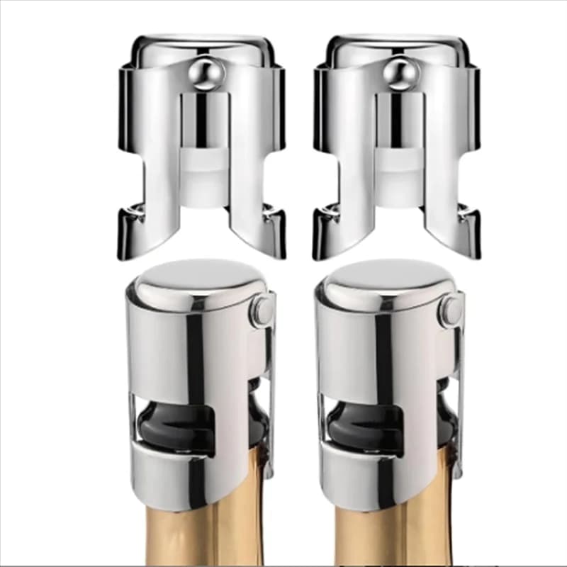 Tappi per champagne CQMF Salvaspazio per champagne in acciaio inossidabile per champagne, cacca, Prosecco, vino frizzante