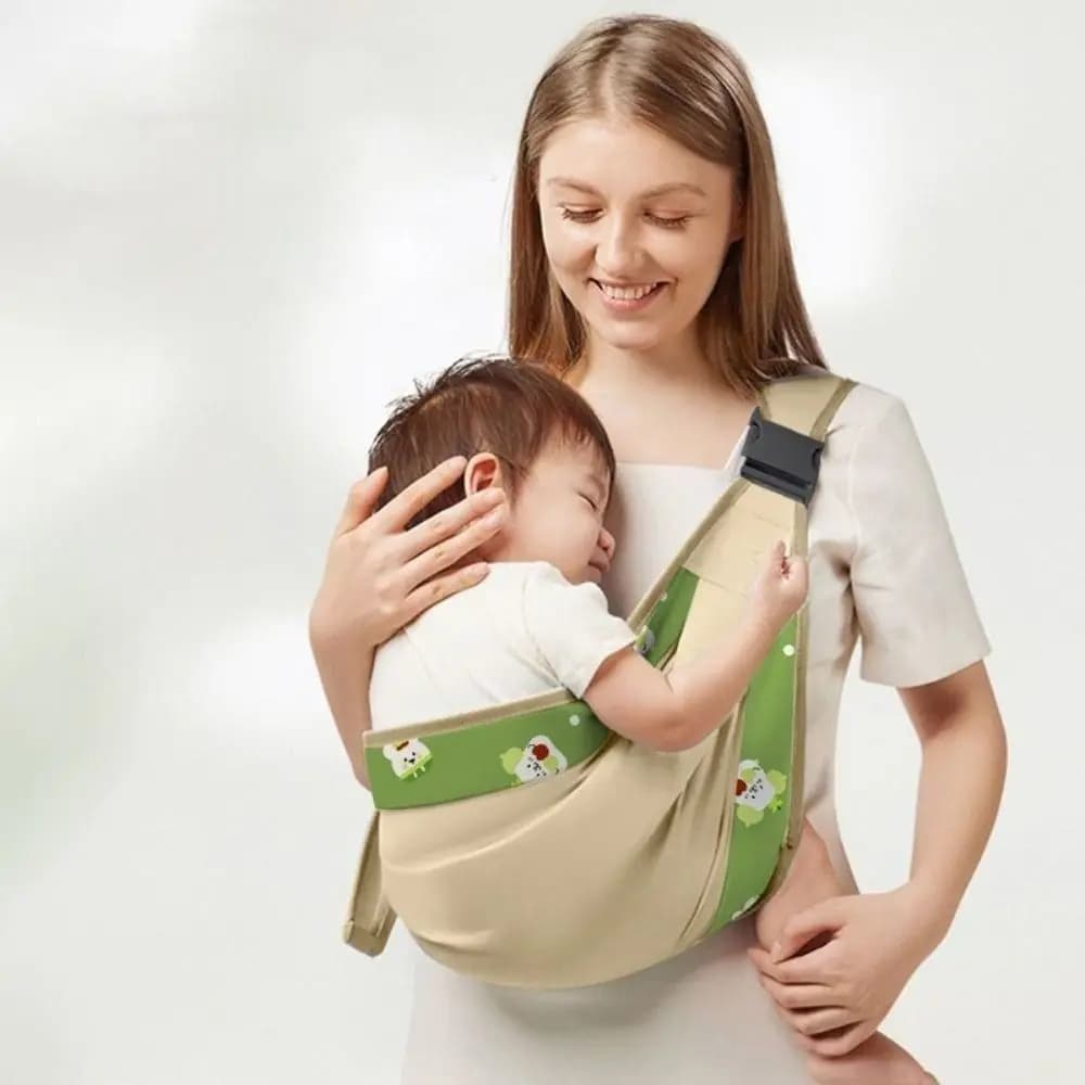 Marsupio ergonomico Avvolgente regolabile per uscire Borsa per il trasporto del bambino Sicurezza Abbraccio anteriore Marsupi Sling Cintura in vita