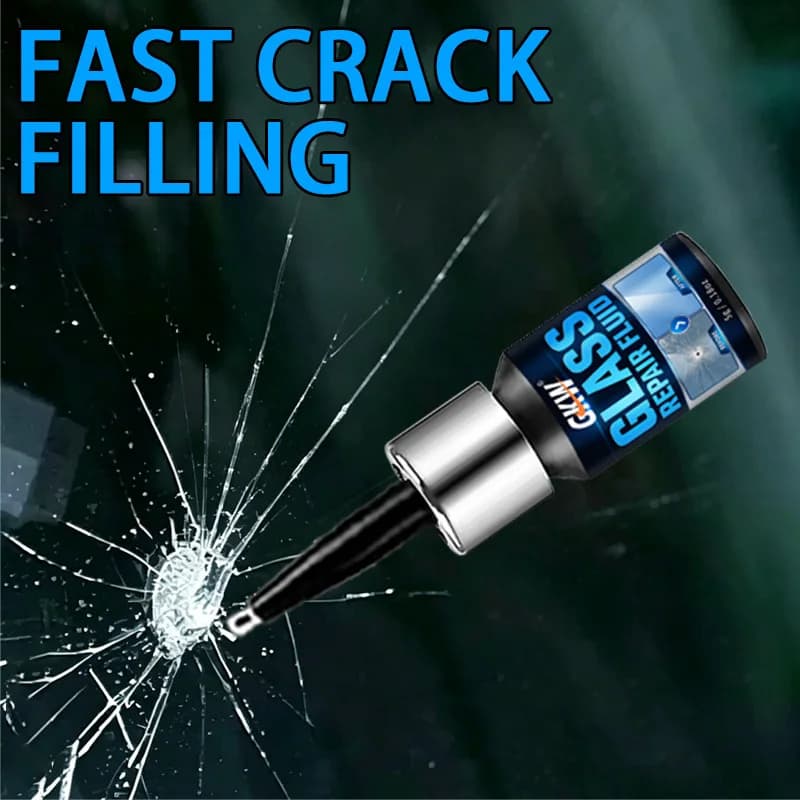 Glass Repair Liquid, Phone, Tablet, Watch, Car Windshield, Camera Lens, Cabinet Doors, Fix Cracks, Easy to Use, Daily Glass Care