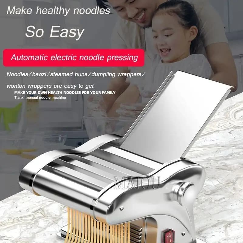Tagliatelle elettriche per pasta che produce tagliatelle a rulli per pasta