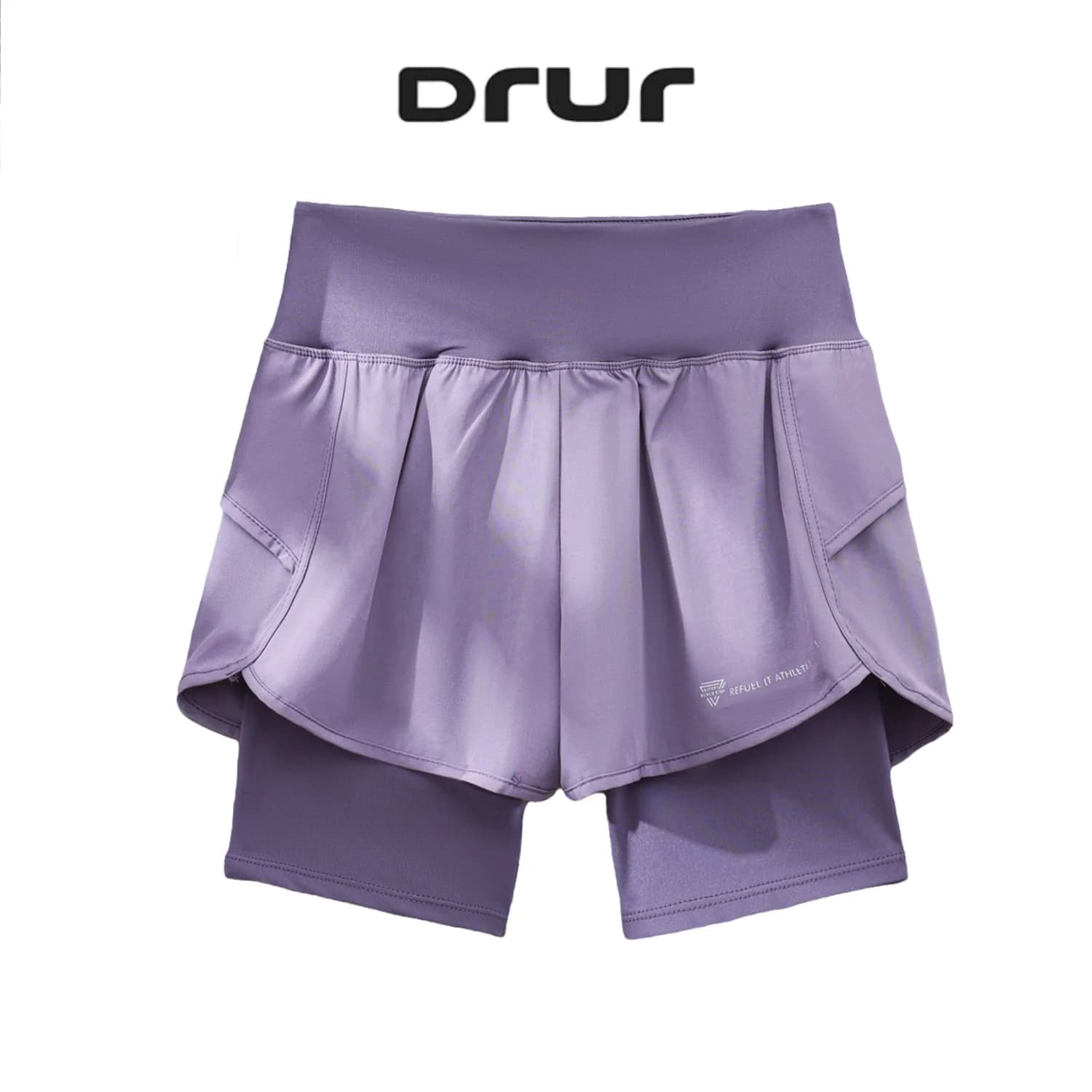DRUR Women's Running Shorts 2 in 1 High Life Summer Trekking Shorts Quick Drying With Pocket Light Cycling Clothing Sportswear