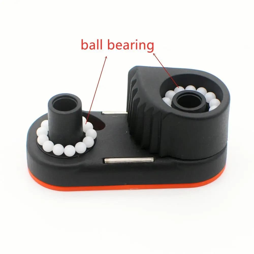 Cuscinetti a sfera durevoli Morsetto per corda in nylon Hardware marino per kayak Tacchetta per camma ad ingresso rapido con anelli principali Tacchetti per barche