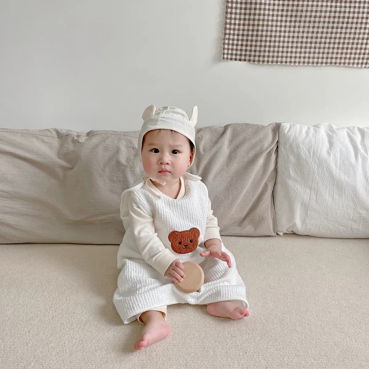 Pigiama estivo senza maniche per neonati, stile coreano, anti-schiacciamento, con coperta e sacco nanna, ideale per la camera climatizzata.