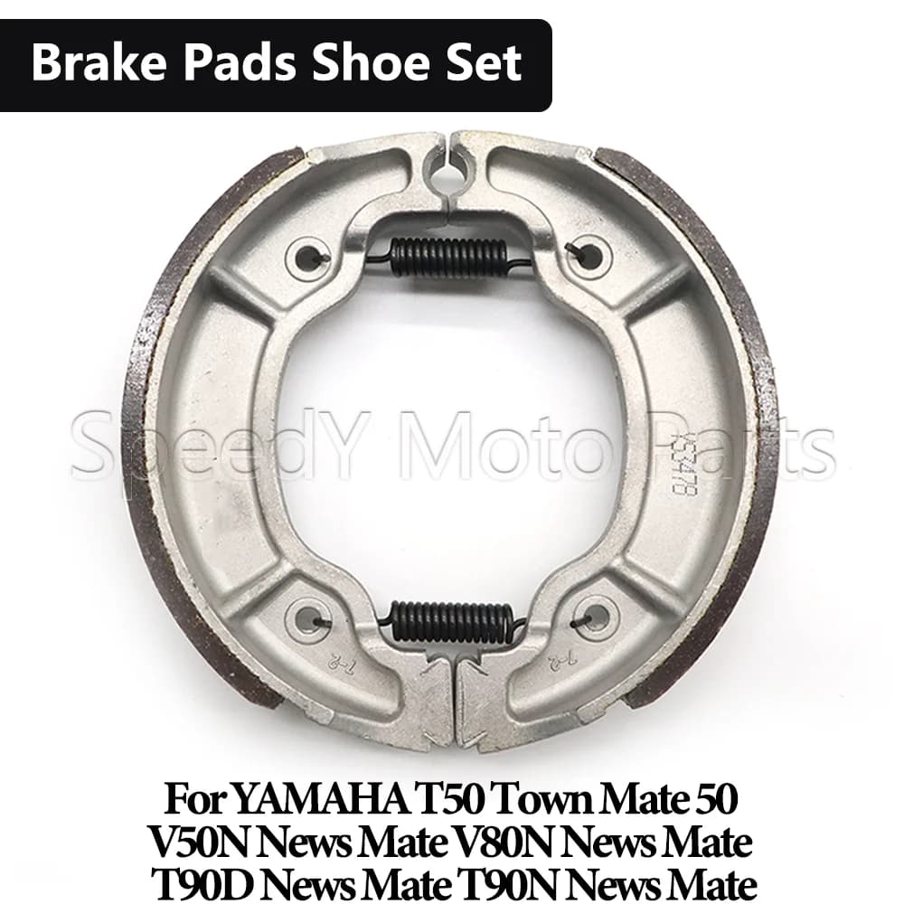 Motorcycle Brake shoes Brake Pads Drum Shoe For YAMAHA T50 Town Mate 50 V50N V80N T90D T90N News Mate