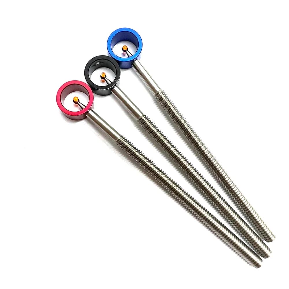 Tiro con l'arco Arco ricurvo Sight Pin Metal Sight 8-32 Unc Filettatura adatta per tiro da caccia con arco ricurvo da 6/9 pollici