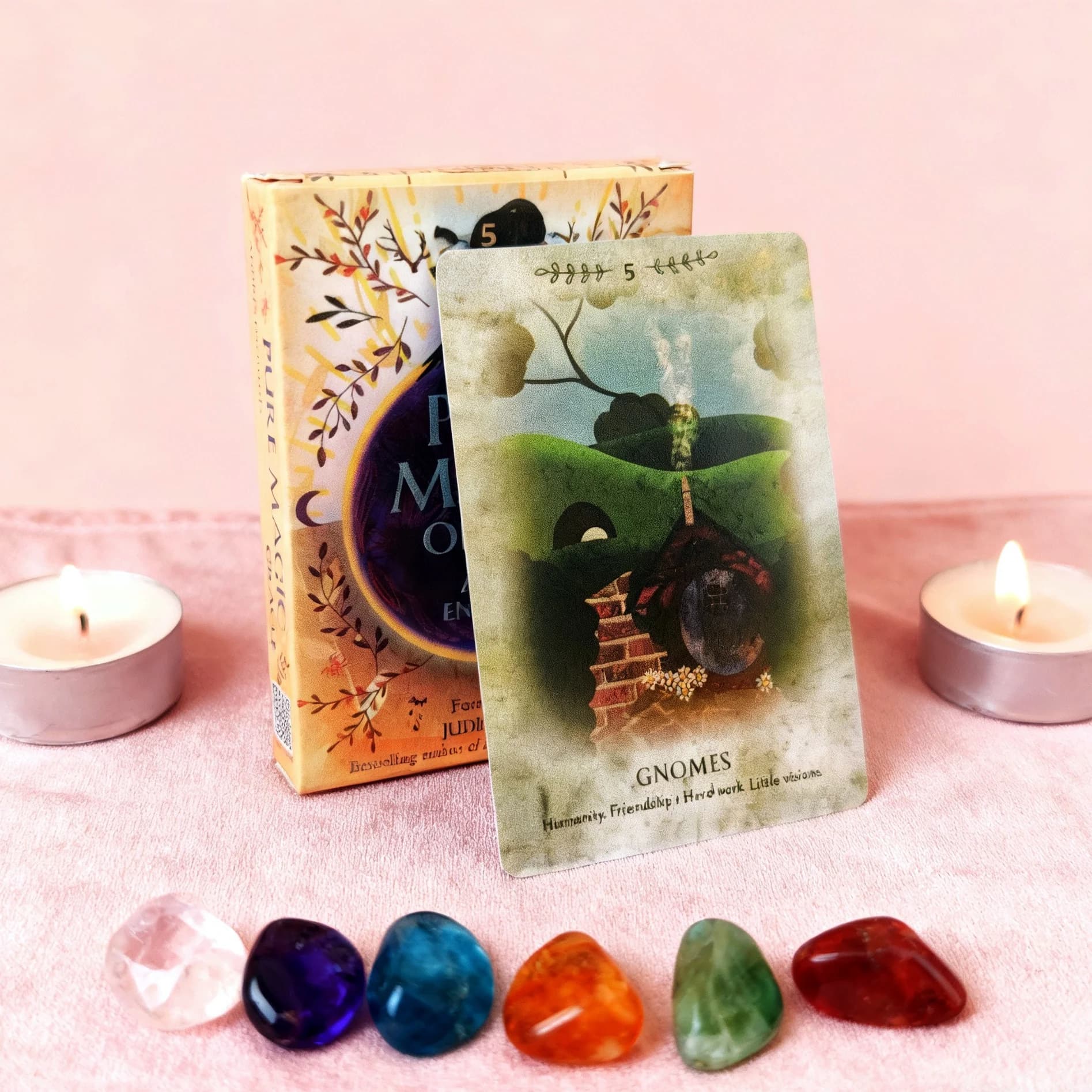 Pure Magic Oracle Cards A 36 English Divination Edition Deck Borad Games