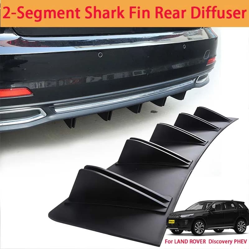 For LAND ROVER Discovery PHEV Shark Fin Rear Diffuser Split Chassis Spoiler Auto Aerodynamic Parts Aerodynamic Modification