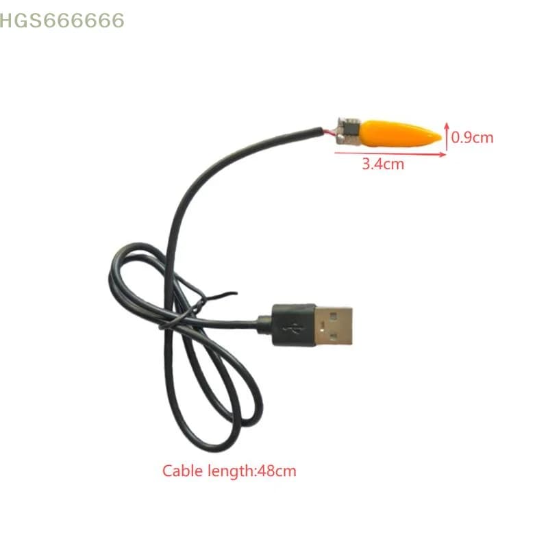 Lampadina LED Effetto Fiamma DC5V 1800K USB Stile Edison Retrò per Illuminazione d'Atmosfera in Ristoranti