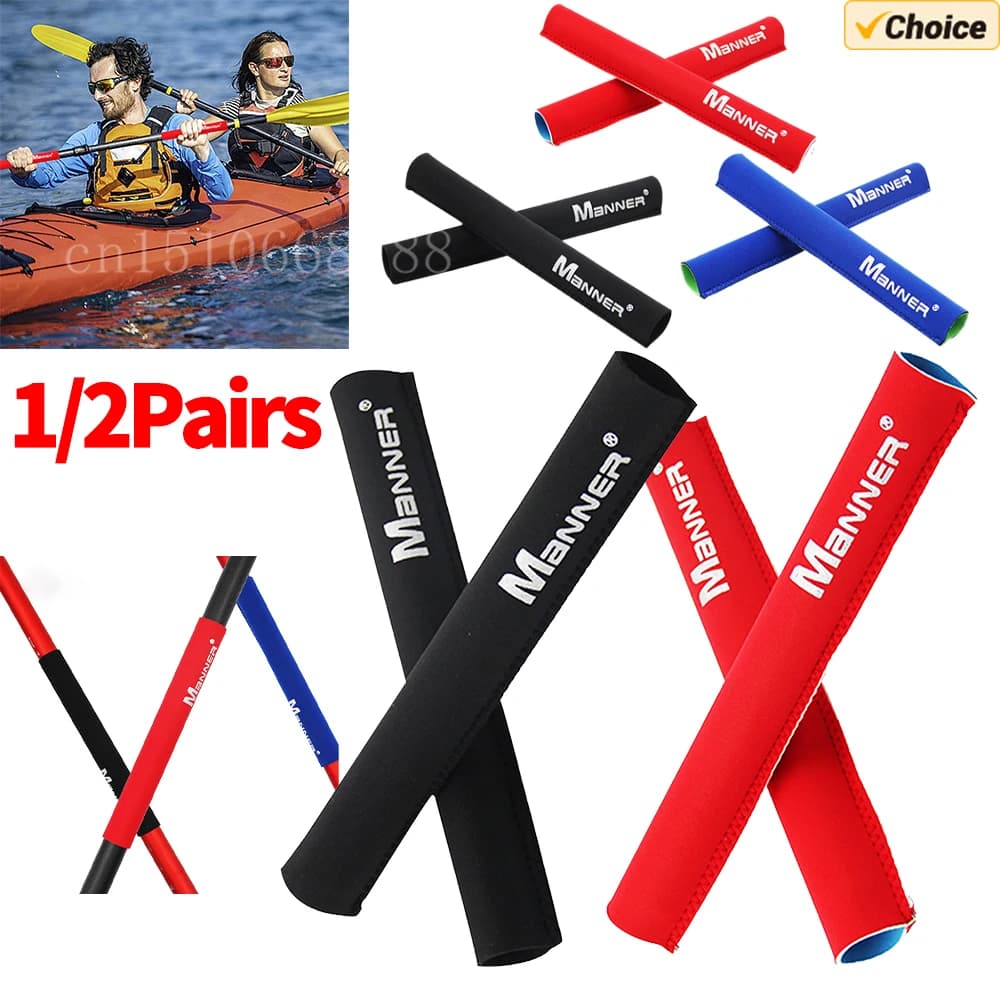Kayak Paddle Board Protector Paddle Shaft Antiscivolo Protezione per le mani Paddle Protector Sticker Anti-perdita Affondamento Kayak Accessori