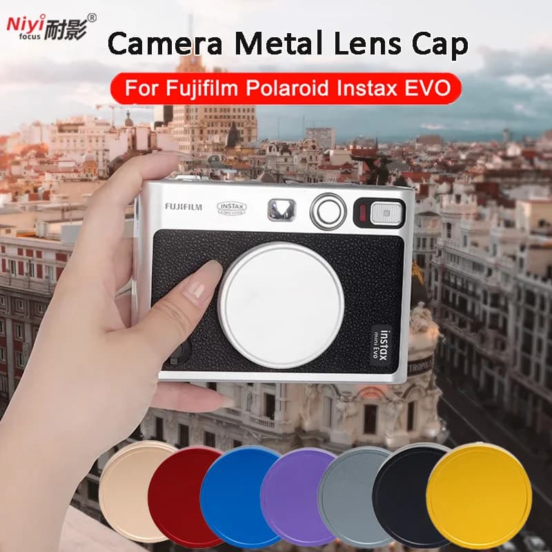 For Fujifilm instax mini EVO front lens cover aluminum alloy lens cover for instant camera waterproof protective hood