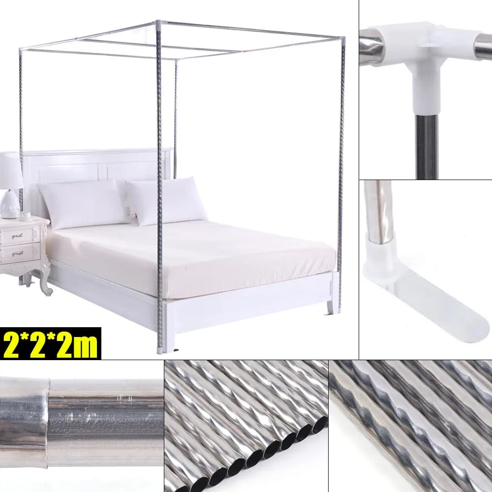 Mosquito net frame and stainless steel curtains, easy installation