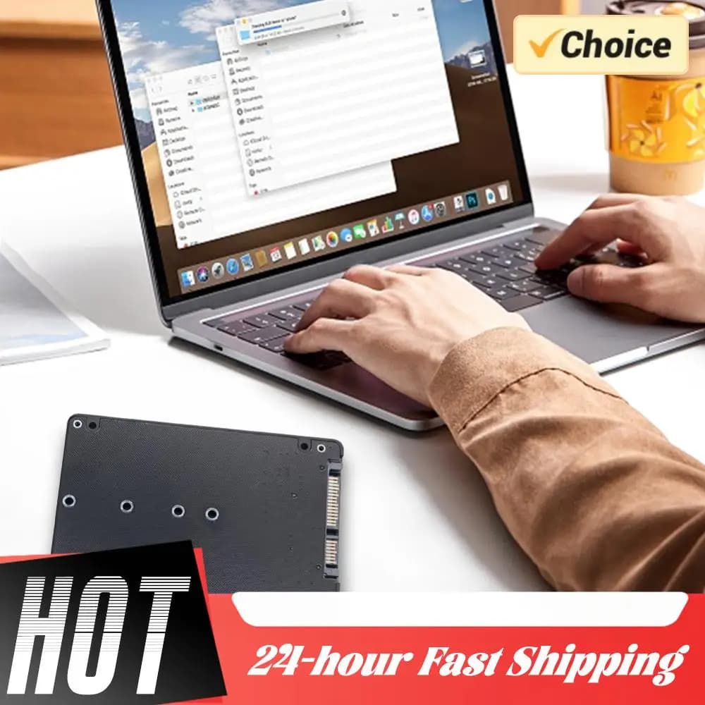 Adattatore convertitore da M.2 NGFF SSD a SATA3, box esterno per disco rigido 6Gbps, scheda adattatore dual-use da M.2 NGFF a SATA3.0 per PC