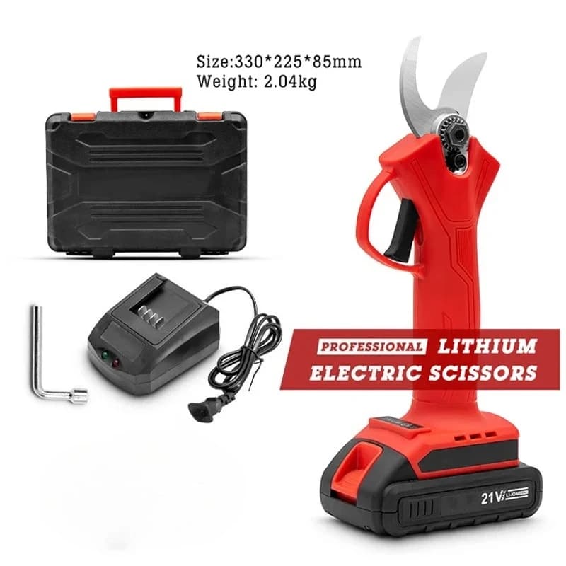 Electric shears without brushes Electric shears for lithium battery Cutting of fruit tree branches Electric shears for garden pruning