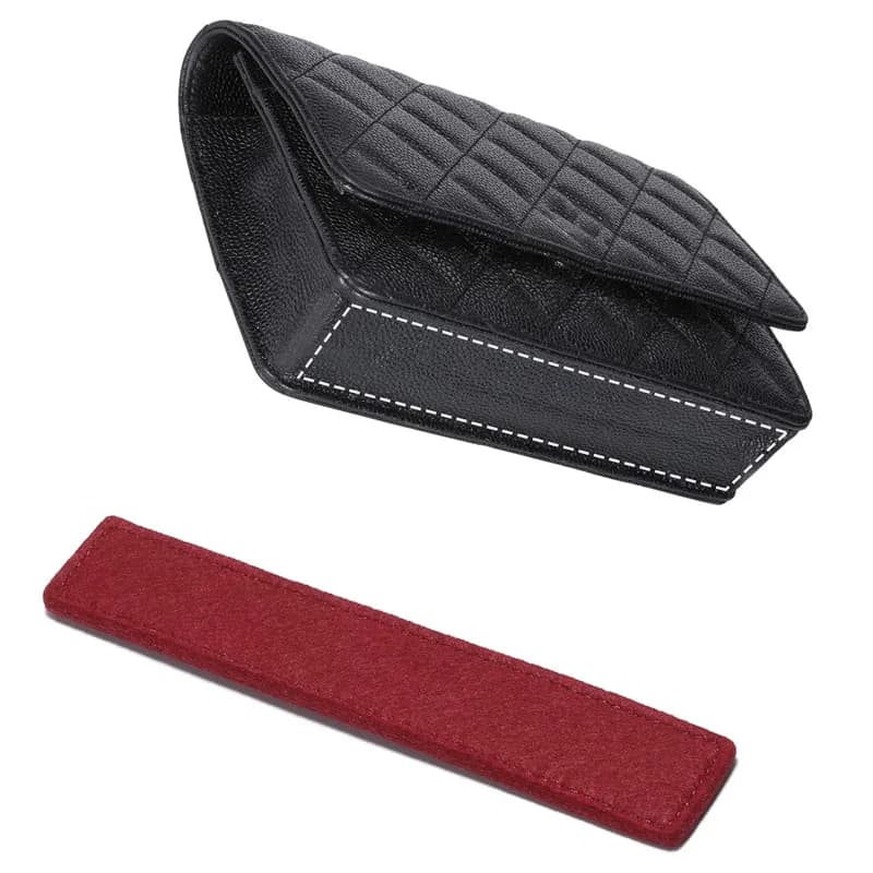 Purse WOC Base Shaper, Felt Base Shaper Saver and Insert for Wallet on Chain Bags Handbag woc Bag Base Shaper Black and Red