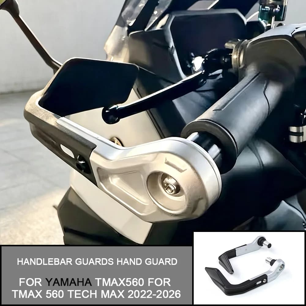 FOR YAMAHA TMAX560 FOR TMAX 560 TECH MAX 2022-2026 Motorcycle Handlebar Guards Hand Guard Protector Windshield Handguard Shield