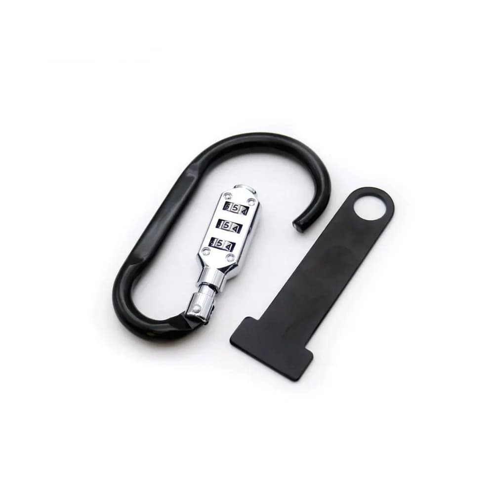 Anti-theft quick buckle lock for helmet fast release closure for motorcycle T-Bar for motorcycle UTV Bike ATV helmet accessories